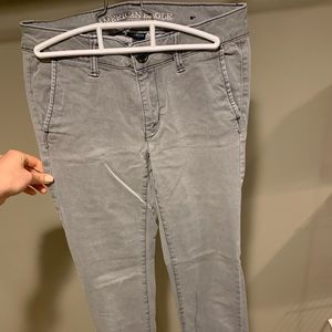 AE Grey Skinny Pants